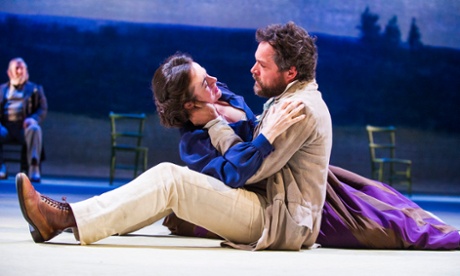 John Light as Arkady and Amanda Drew as Natalya in Three Days in the Country.