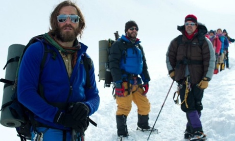Giddy heights … Jake Gyllenhaal in Everest.