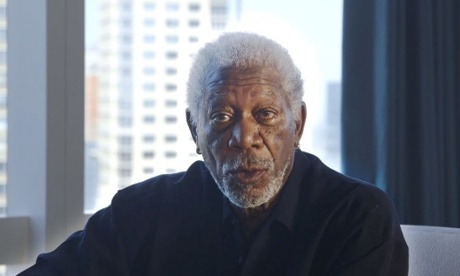 Morgan Freeman in the ad.