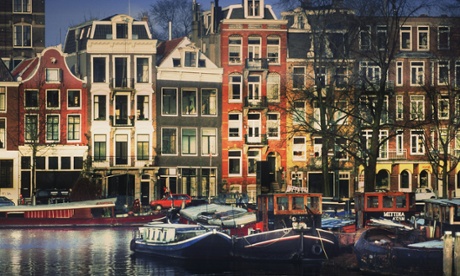 Waterside apartments in Amsterdam