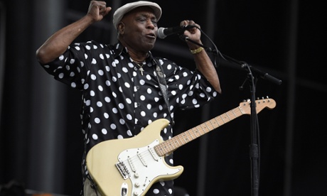 Buddy Guy performing, July 4, 2015, in Washington.
