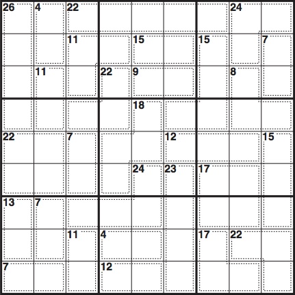 printable killer sudoku puzzles