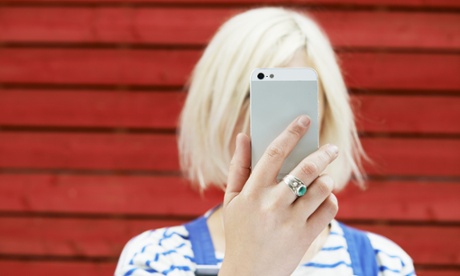 Young woman with a phone