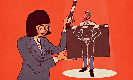 Female journalist illustration