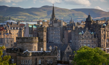 Edinburgh's historic skyline.