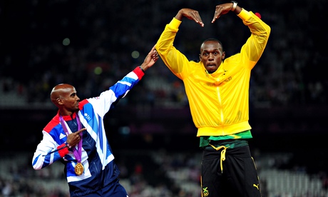 Mo Farah and Usain Bolt Filer
