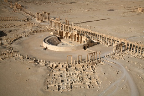 the ancient city of Palmyra in Syria