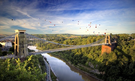Clifton Suspension Bridge which spans the Avon Gorge in Bristol