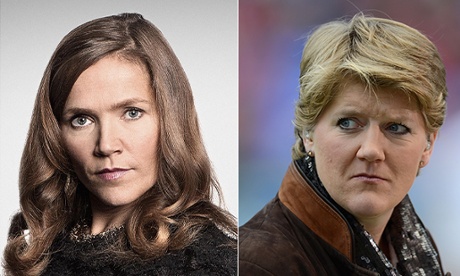 Siobhan Clarke (Jessica Hynes) and Claire Balding.