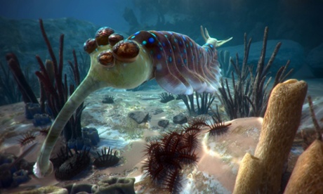 David Attenborough’s VR film First Life features ancient sea creatures such as opabinia