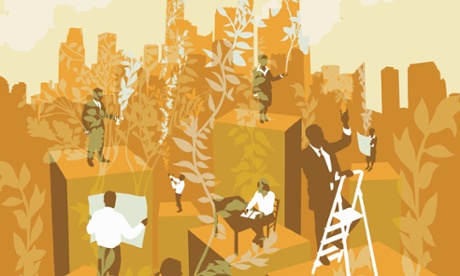 illustration of business people