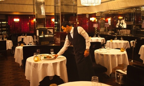 The dining area of the Savoy Grill, one of the restaurants bookable via Priceline’s OpenTable.