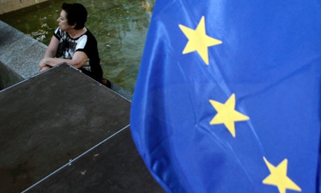 Kotzia Square in Athens, Greece. 