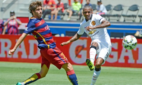 Ashley Young, right, has been described as 'no Neymar' by Louis van Gaal, who wants more creativity in his Manchester United side.