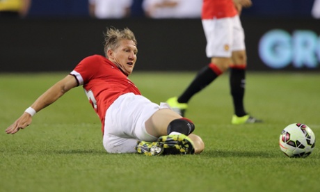 Bastian Schweinsteiger was withdrawn at half-time against PSG and Manchester United must hope he has not suffered an injury setback.