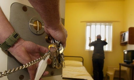 A high security prison cell.