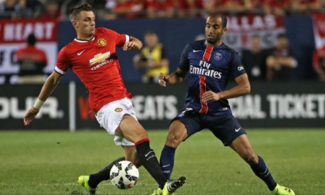 Morgan Schneiderlin, left, showed promising signs during Manchester United's US tour.