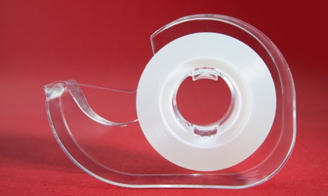 A sticky tape dispenser