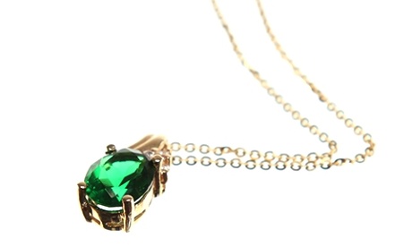 Joan's emerald necklace