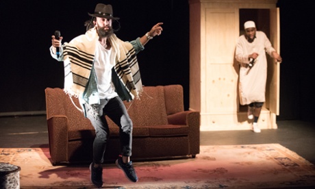 Broad in its own way … Dominic Garfield (left) Stevie Basuala in Come In! Sit Down!