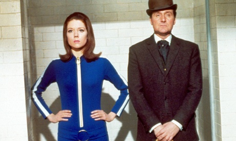 Patrick Macnee as Steed and Diana Rigg as Emma Peel in The Avengers.