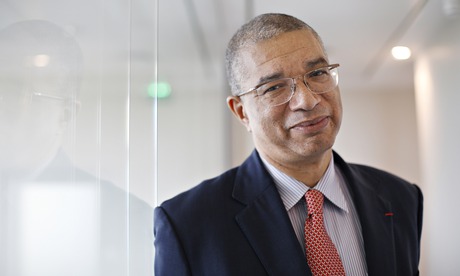 Lionel Zinsou poses for a photograph