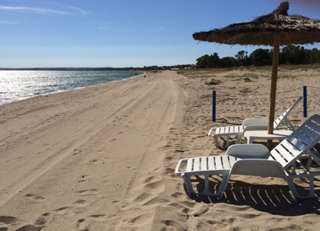 Torre Grande beach is 3km long.