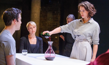 Jessica Brown Findlay as Elektra in Oresteia at Almeida theatre, north London.