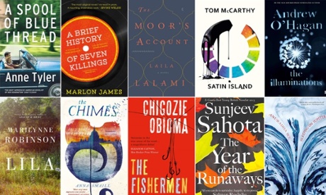 A selection of the 2015 Man Booker longlisted titles.