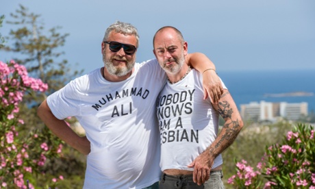 'We're pretty explicit friends' … Tobias Rehberger (left) with Douglas Gordon at MACE Ibiza.
