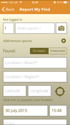 A screenshot of the Eggcase app