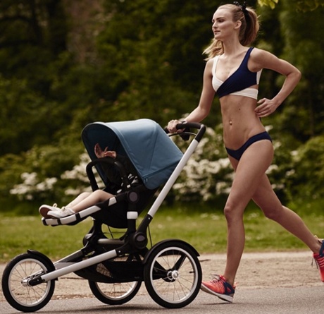 Jog on … Bugaboo’s take on motherhood. 