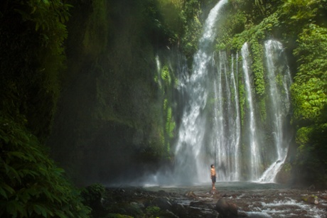Tiu Kelep waterfall, Lombok.