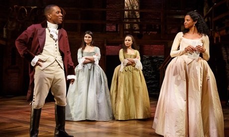 A scene from the Broadway play Hamilton