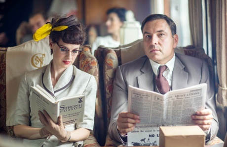 Partners in Crime: Jessica Raine and David Walliams.
