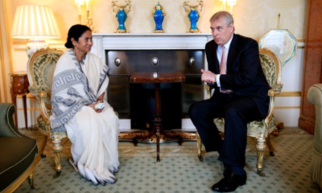 West Bengal chief minister Mamata Banerjee visited Buckingham Palace on her trade mission – but just to see Prince Andrew.