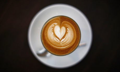 A cup of latte is pictured at a cafe in Sydney May 12, 2014.