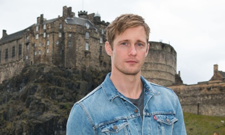 Alexander Skarsgård in Edinburgh for the UK premerie of The Diary of a Teenage Girl.