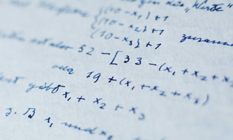 Do the maths: some of Einstein’s calculations from his theory of relativity.