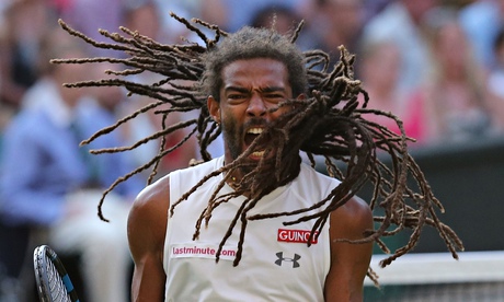 Dustin Brown at Wimbledon