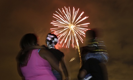 Fireworks pose a fire risk in drought-ridden areas.