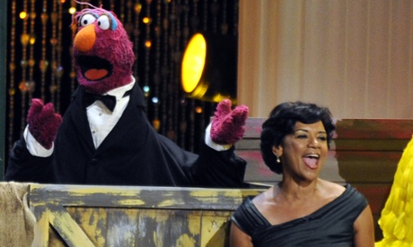 Sonia Manzano performs at the daytime Emmy awards in Los Angeles.