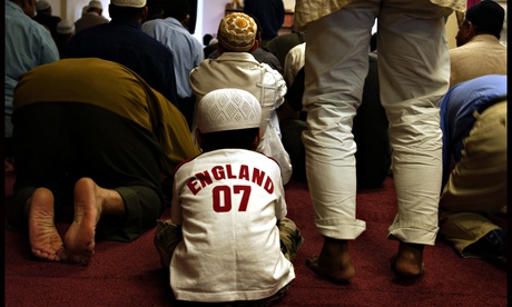 Friday prayer at the Shah Jahan mosque in Woking, Surrey
