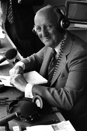 BBC commentator Brian Johnston.