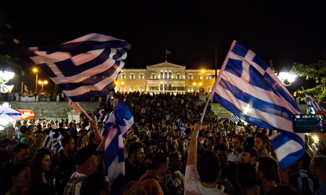 Greek flags 