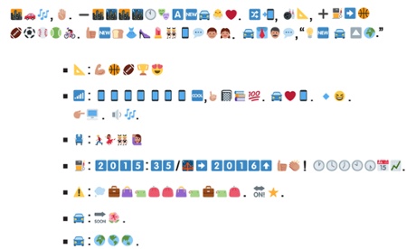 Chevrolet emoji press release