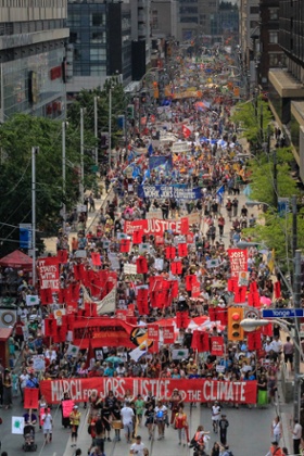 More than 10,000 people in Toronto, Canada march for 