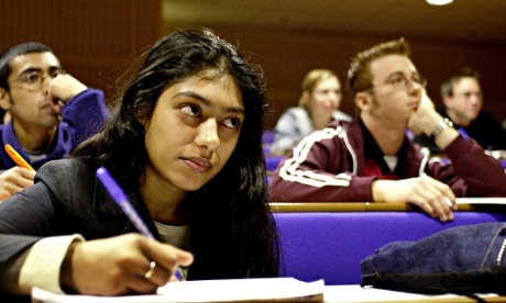 students in lecture hall