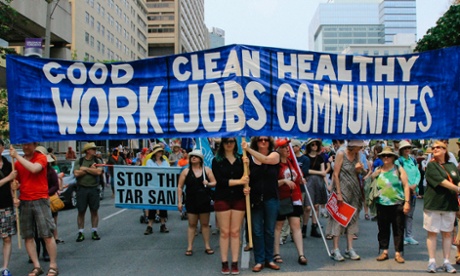 The march involved an unprecedented mobilization of labour unions from public and private sector unions, including Unifor, the union that represents more than 30,000 oil workers. “We can have both good jobs and a healthy, sustainable environment. We are joining millions around the world in expressing our commitment to creating solutions that build a prosperous economy and a healthy environment - and calling on our political leaders to take meaningful action,” Unifor President Jerry Dias said.
