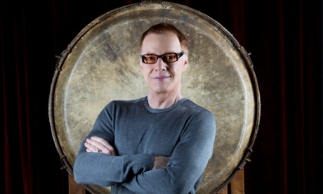 Gong show: Danny Elfman in his studio in Los Angeles.